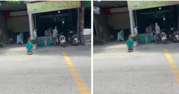 1 Vu Be Gai Quy Goi Giua Trua Nang O Hai Duong Bo Phat Con Vi Khong Nghe Loi
