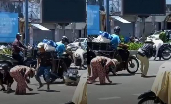 2 Nghi Pham Cuop Tiem Vang O Hue Vut Vang Ra Duong Dan Dua Nhau Nhat