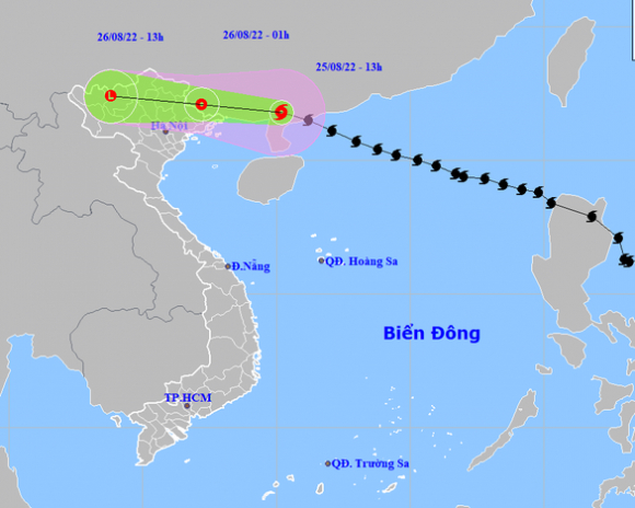 1 Bao So 3 Da Di Vao Quang Dong Trung Quoc Canh Bao Mien Bac Mua To Den Rat To
