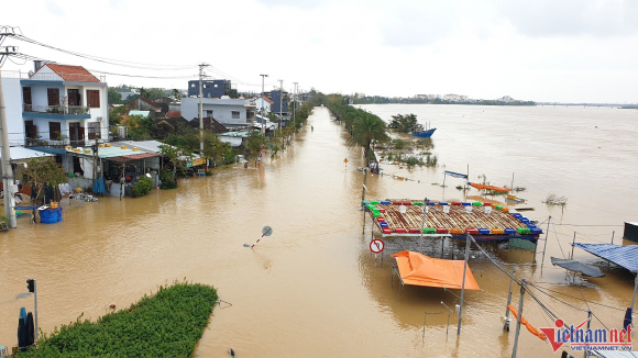1 Mien Trung Mua Lon Nhieu Noi Doi Mat Chim Trong Bien Nuoc