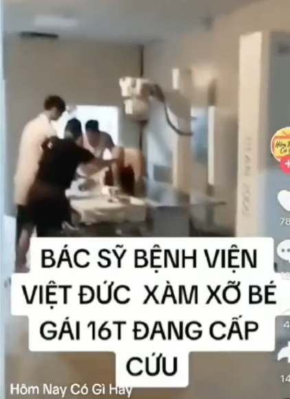 1 Xac Minh Clip To Bac Si Benh Vien Viet Duc Sam So Thieu Nu Dang Cap Cuu