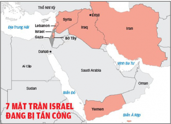 1 Israel Ngua Bai Giua Vong Vay Xung Dot Lan Rong Tai Trung Dong Dang Ngay Cang Gan