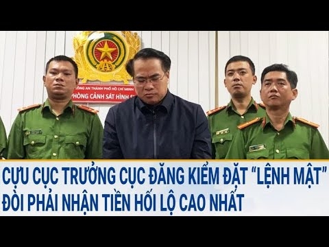 1 Cuu Cuc Truong Cuc Dang Kiem Chi Dao Chia Tien Nhan Hoi Lo Cho Minh Cao Nhat