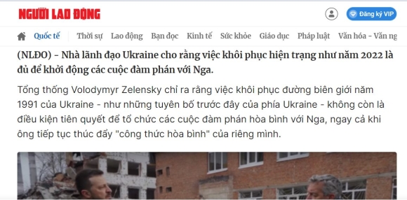 2 Khong Co Chuyen Tong Thong Zelensky Xuong Nuoc Dam Phan Voi Nga