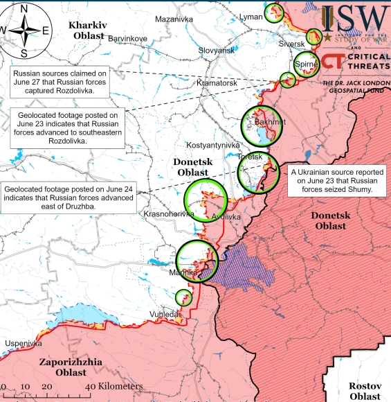 2 Isw Nhan Dinh Y Do Cua Nga Khi Tan Cong Ukraine Theo Huong Toretsk