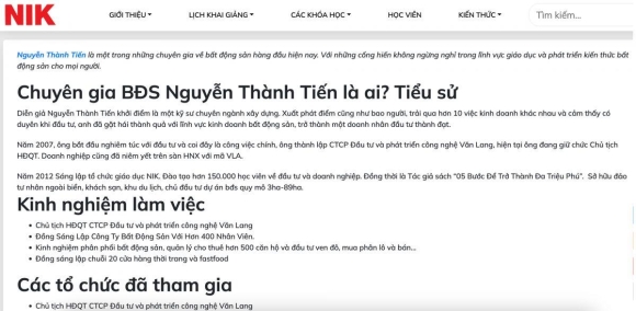 2 Cong Ty Cua Dien Gia Day Lam Giau Nguyen Thanh Tien Chim Trong Thua Lo