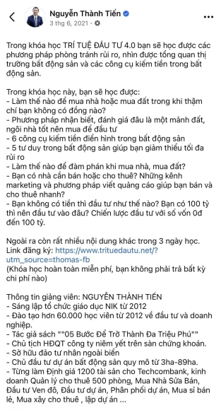 6 Cong Ty Cua Dien Gia Day Lam Giau Nguyen Thanh Tien Chim Trong Thua Lo