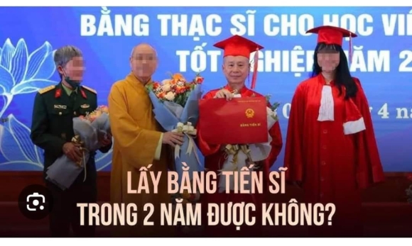 1 Bang Tien Si Cua Su Thich Chan Quang   Sieu Toc Nang Mui Huong Khoi Cung Duong