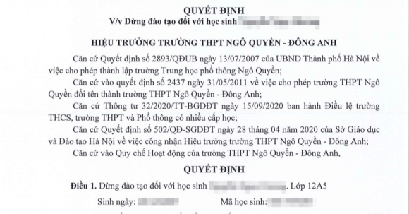 2 Con Bi Truong Dung Dao Tao Vi Bo Thac Mac Ve Chuong Trinh Hoc