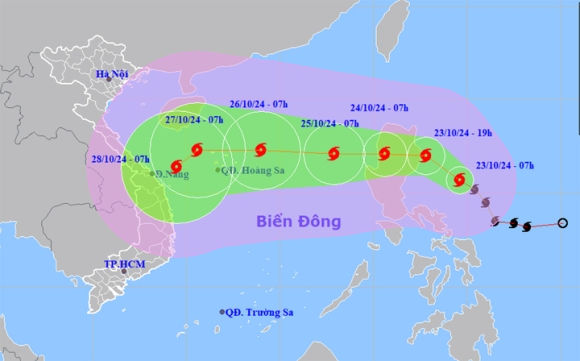 1 Bao Trami Se Dat Cuong Do Cuc Dai Khi Tien Den Vung Bien Quan Dao Hoang Sa