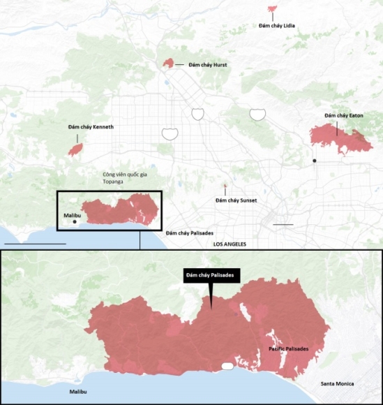 2 Ac Mong Voi Nganh Bao Hiem Giua Tham Hoa Chay Rung O Los Angeles