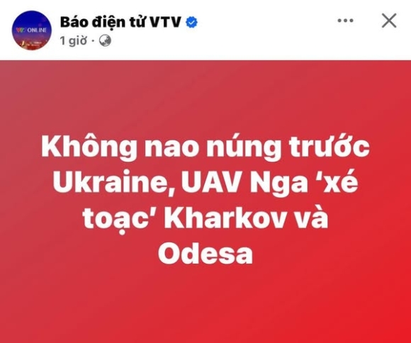 1 Sai Lech Nguy Hiem Cua Vtv Trong Dua Tin Chien Su Nga  Ukraina