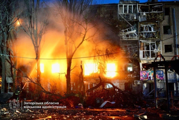 1 Nga Tan Cong Quy Mo Lon Vao Ukraine It Nhat 1 Nguoi Chet 24 Nguoi Bi Thuong Tai Zaporizhzhia