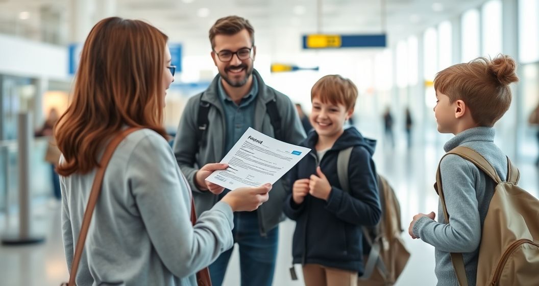 Quy Dinh Xuat Nhap Canh Cho Tre Em Tai Duc Khi Khong Di Cung Cha Me