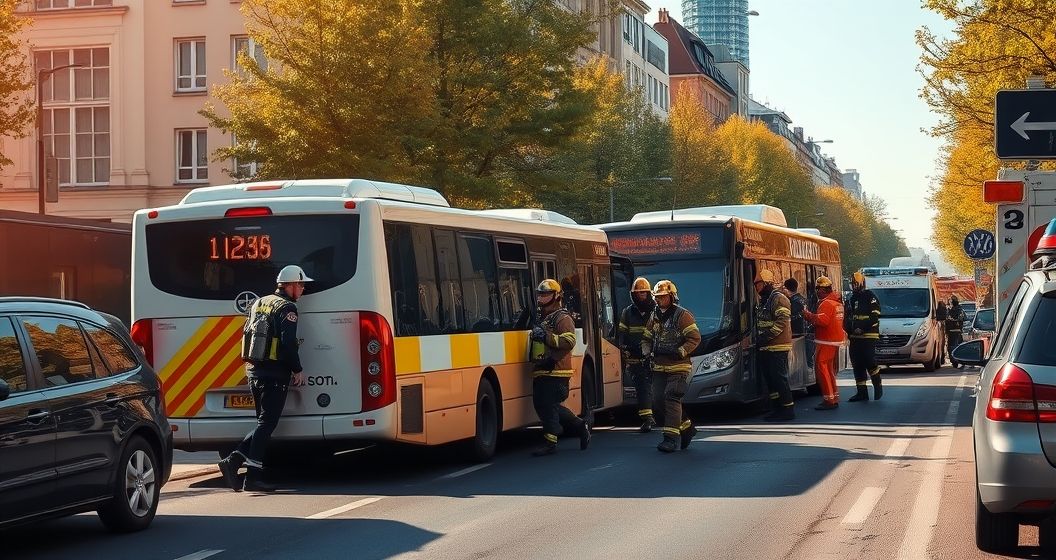 Tai nạn giao thông ở Hamburg: 20 người bị thương, trong đó có trẻ em
