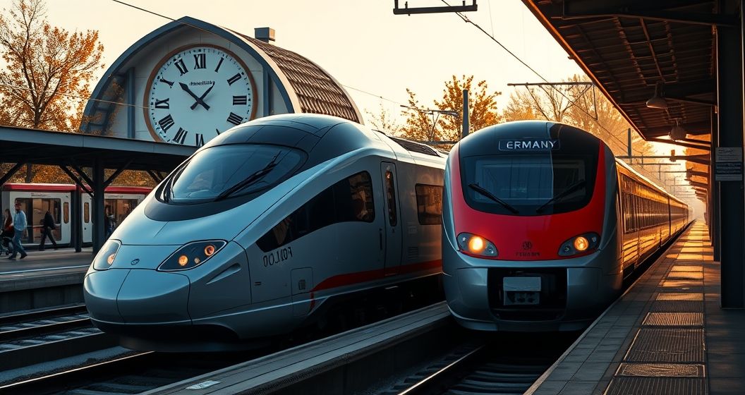 Đức chuẩn bị đổi sang giờ mùa đông và áp dụng lịch trình tàu mới