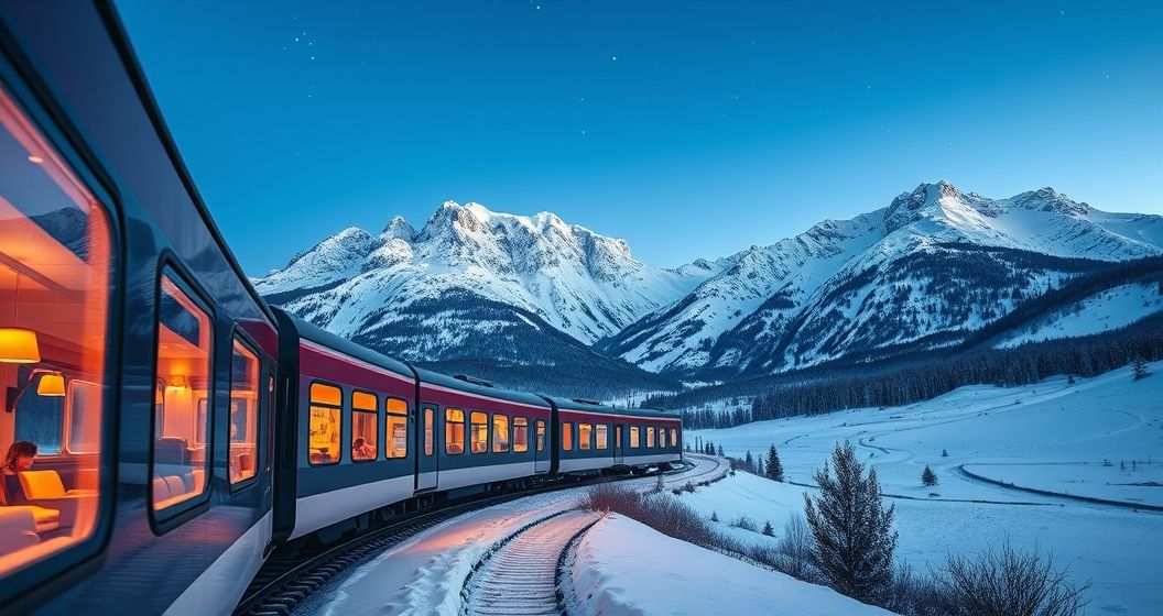 Urlaubs-Express ra mắt tuyến tàu đêm mới đến thiên đường trượt tuyết Áo