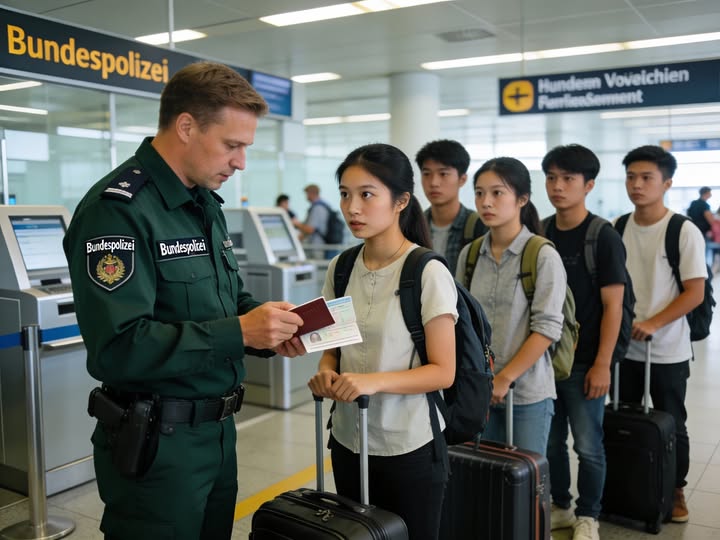 1 canh bao ve tinh trang lam dung visa duc boi nguoi viet canh sat lien bang duoc chi dao tang cuong kiem soat