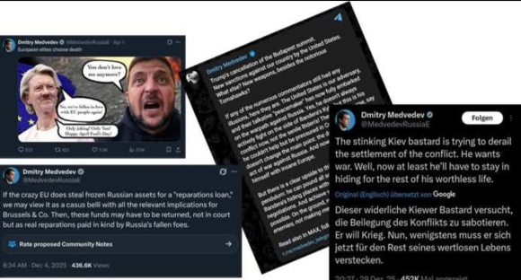 3 Dmitry Medvedev Ke Hung Han Han Thu Va Luon De Doa Huy Diet Cua Gioi Lanh Dao Nga