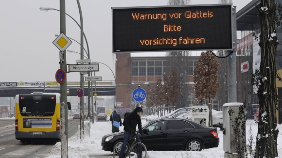 Tình hình thời tiết tại bang Bayern trở nên nghiêm trọng do băng giá