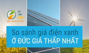 Giá điện xanh Ökostrom ở Đức