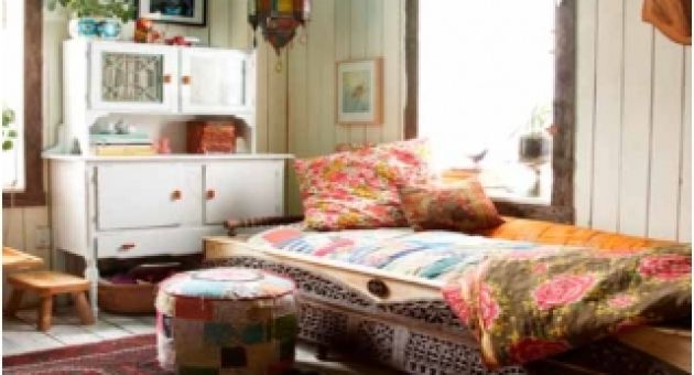 Thiết kế phòng ngủ theo phong cách Bohemian