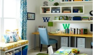 Bài trí phòng làm việc tươi sáng, đa chức năng