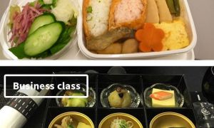 Sự khác biệt giữa suất ăn hạng thương gia và phổ thông trên máy bay