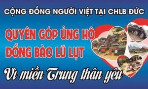 Kiều bào tại Đức quyên góp hơn 300.000 euro ủng hộ miền Trung