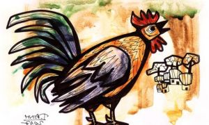 Nhớ quê nhớ tiếng gà trưa