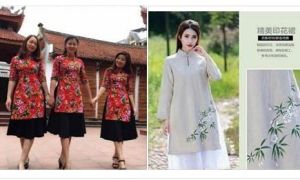 Mặc áo dài với váy xòe: Cách tân hay thảm họa?