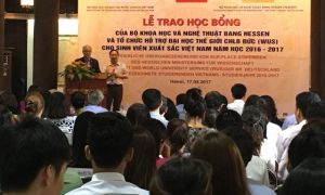 78 sinh viên xuất sắc khu vực Hà Nội nhận học bổng Hessen