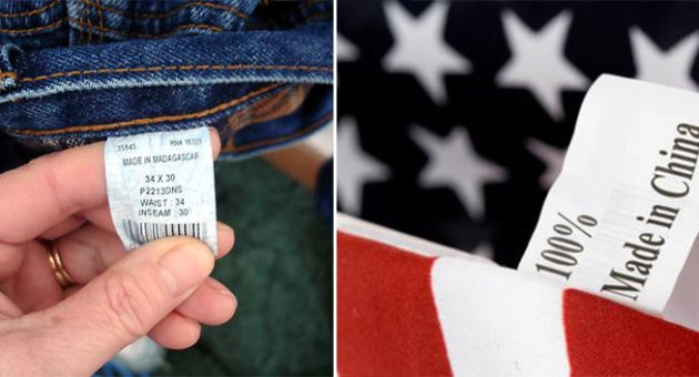 Hàng từ Mỹ nhưng lại gắn mác
