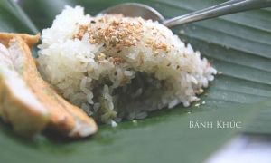 Cực dễ cách làm bánh khúc ngon bằng rau muống