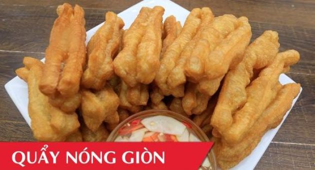 Cách làm quẩy nóng giòn, siêu ngon mà vô cùng dễ