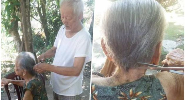 Chuyện tình 70 năm đẹp như giấc mơ của cụ ông cắt tóc cho vợ, hạnh phúc giản...