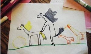 Loạt tranh cực ngây thơ của trẻ em nhưng lại làm người lớn phải đỏ mặt