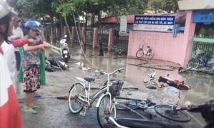 Dây điện đứt làm chết 2 học sinh ở Việt Nam và chuyến tàu sớm 20 giây ở Nhật Bản