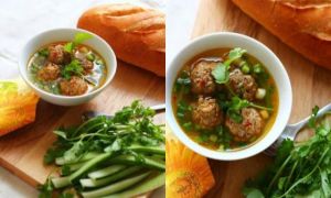Mách bạn công thức làm món bánh mì xíu mại cực