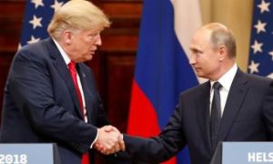 Putin gửi thư chúc mừng năm mới Trump