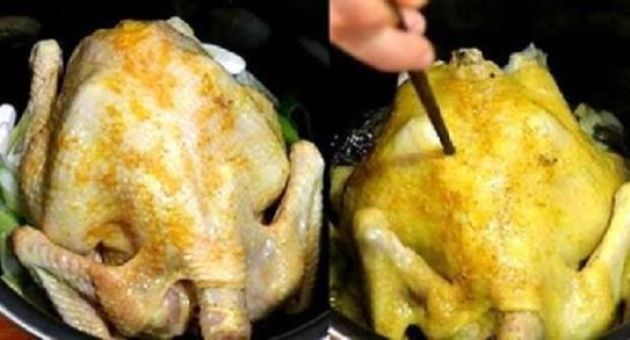 Cách chế biến gà hấp muối thịt mềm thơm ngon bằng nồi cơm điện