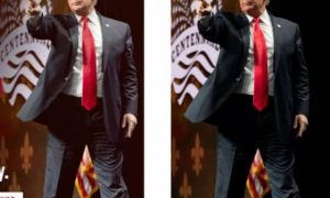Ông Trump bị phát hiện chỉnh ảnh ‘sống ảo’