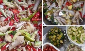 Cách làm chân gà ngâm sả tắc giòn sần sật, đậm đà thơm ngon