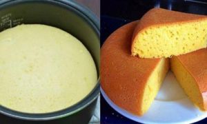 Cách làm bánh bông lan thơm mềm bằng nồi cơm điện