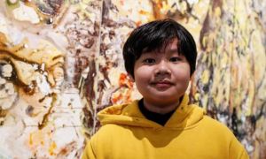 Cậu bé Việt mở triển lãm tranh ở New York