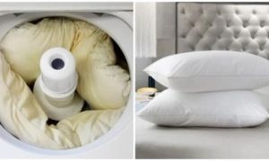Làm sạch ruột gối không khó, chỉ mẹ cách giặt bằng máy sạch sẽ, không tốn...