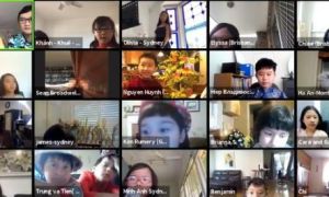 Chương trình Tết đặc biệt của học sinh Trường Yêu tiếng Việt tại Australia
