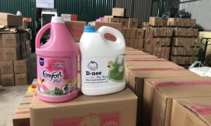 Phát lộ xưởng sản xuất nước giặt xả