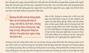 Thư của tân Bộ trưởng Bộ Giáo dục và Đào tạo gửi các nhà giáo