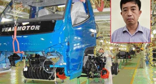 Tạm giam nguyên Giám đốc Nhà máy ô tô Veam Phạm Vũ Hải